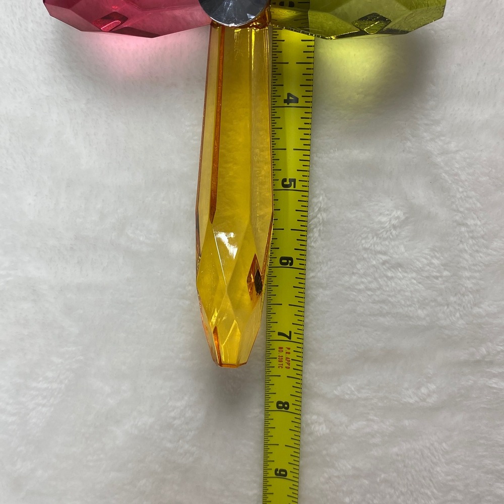 Multi Color Ganz Crystal Expressions Cross Christmas Ornament Suncatcher - Picture 13 of 13